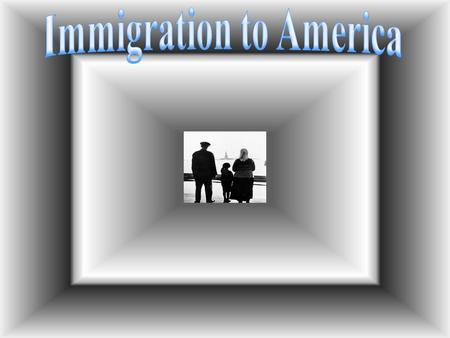 A.Reason for migrating to America 1.Immigrants left their nation of origin and came to America for a variety of reasons. The Most notable are: i.Famine.