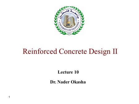 Reinforced Concrete Design II