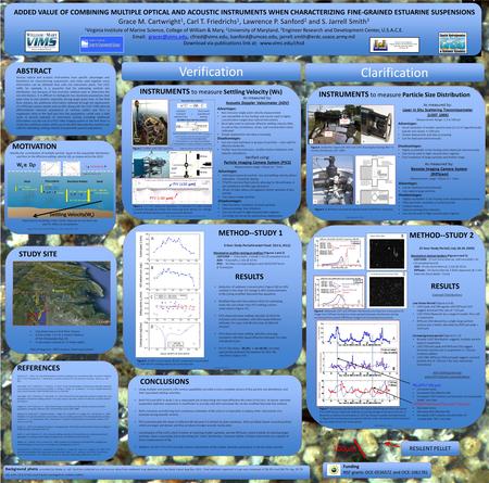 ADDED VALUE OF COMBINING MULTIPLE OPTICAL AND ACOUSTIC INSTRUMENTS WHEN CHARACTERIZING FINE-GRAINED ESTUARINE SUSPENSIONS Grace M. Cartwright 1, Carl T.