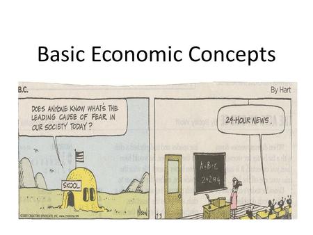 Basic Economic Concepts