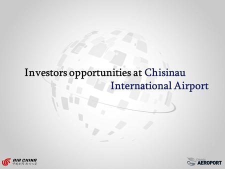 Investors opportunities at Chisinau International Airport