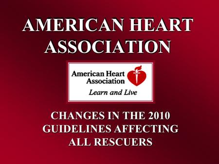 AMERICAN HEART ASSOCIATION