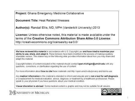 Project: Ghana Emergency Medicine Collaborative