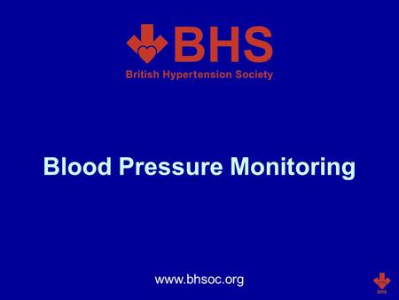 Blood Pressure Monitoring