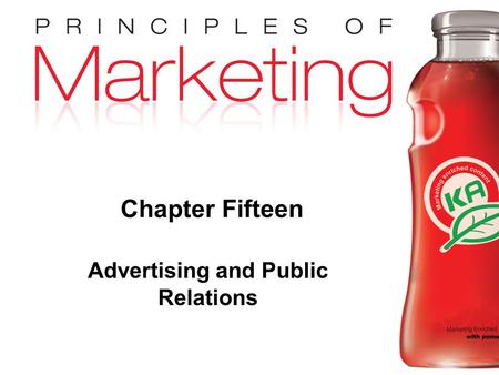 Advertising and Public Relations