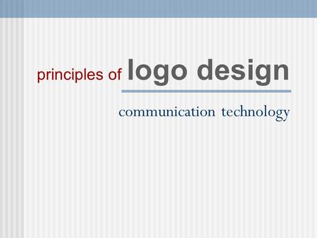 principles of logo design