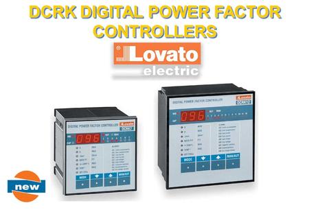 DCRK DIGITAL POWER FACTOR CONTROLLERS