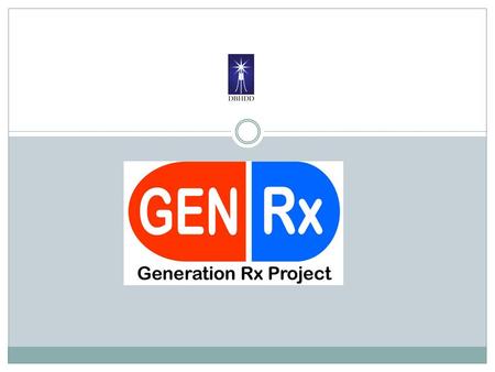 DBHDD launched this project in October 2012 Implemented in 3 counties: Catoosa, Early, and Gwinnett Goal: To reduce Rx drug misuse and abuse among 12-25.