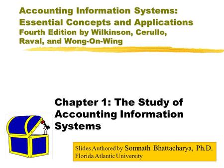 Chapter 1: The Study of Accounting Information Systems