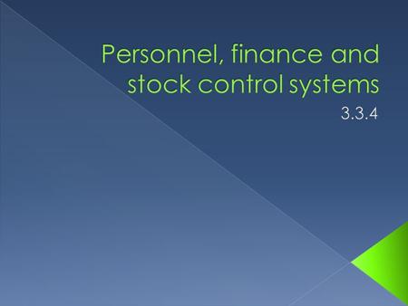  We already know that people are a vital part of any business.  Like any resource, people need to be properly managed and a computer system can.