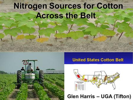 Nitrogen Sources for Cotton Across the Belt