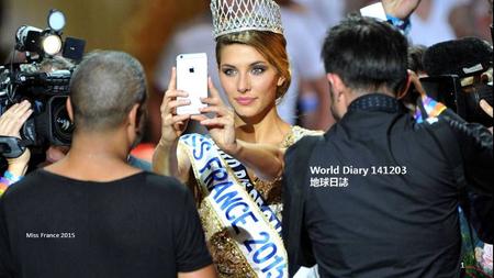 Miss France 2015 1 A dancer wears a mask for a performance at the Climate Change Conference in Lima, Peru. 2.