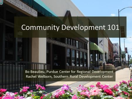 Community Development 101