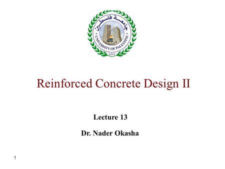 Reinforced Concrete Design II