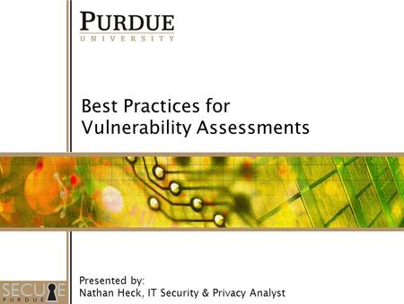 Vulnerability Assessments