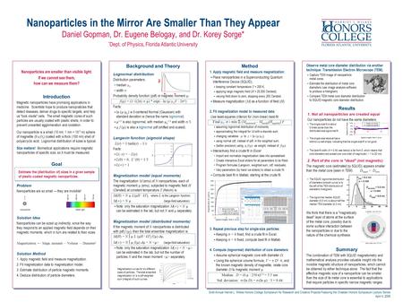 Sixth Annual Harriet L. Wilkes Honors College Symposium for Research and Creative Projects Featuring the Chastain Honors Symposium Lecture Series April.