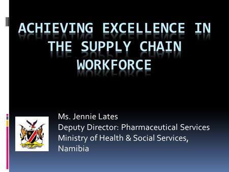 Achieving excellence in the supply chain workforce