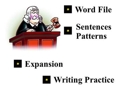 Word File Sentences Patterns Expansion Writing Practice.