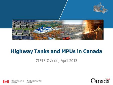 Highway Tanks and MPUs in Canada