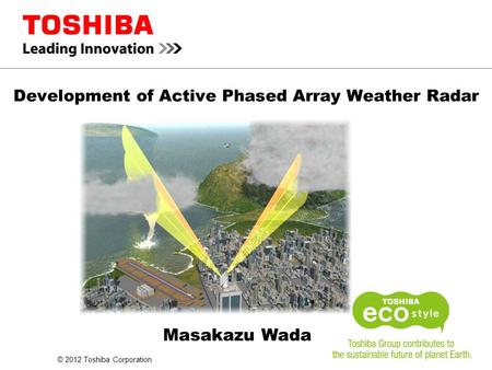 Development of Active Phased Array Weather Radar