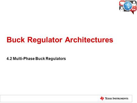 Buck Regulator Architectures