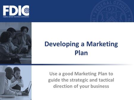 Developing a Marketing Plan