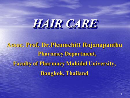 Faculty of Pharmacy Mahidol University,