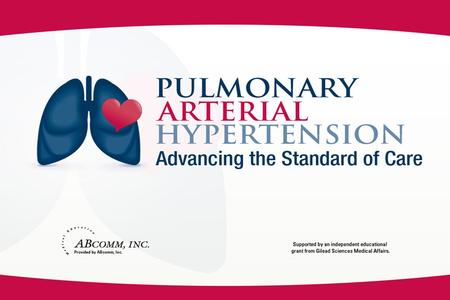 Diagnostic Assessment and Confirmation of PAH