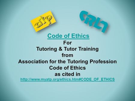 Tutoring & Tutor Training