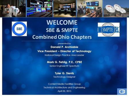 Presented by Donald P. Archiable Vice President – Director of Technology National Design Practice Area Leader Mark G. Fehlig, P.E., CPBE Senior Engineer.