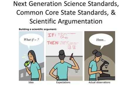 Development of New Science Standards: