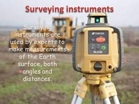 Surveying instruments