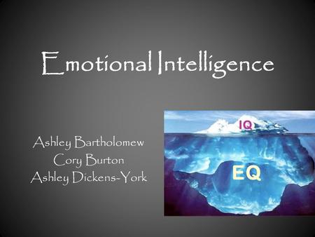 Emotional Intelligence