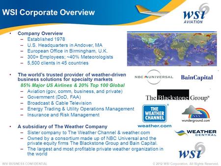 WSI Corporate Overview