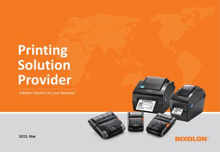 Printing Solution Provider 2015, Mar.