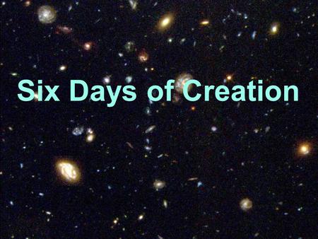 “In the beginning God created the heaven and the earth.” “In the beginning God created the heaven and the earth.” Genesis 1:1.