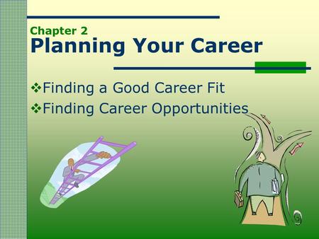 Chapter 2 Planning Your Career