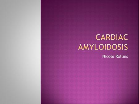 Nicole Rollins.  68 y/o man was referred to cardiology in 2007 for worsening DOE and fatigue  Echocardiogram showed decreased systolic function, EF.