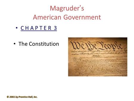 Magruder’s American Government