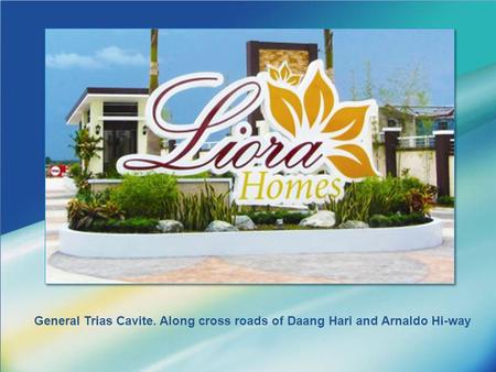 LOGO General Trias Cavite. Along cross roads of Daang Hari and Arnaldo Hi-way.