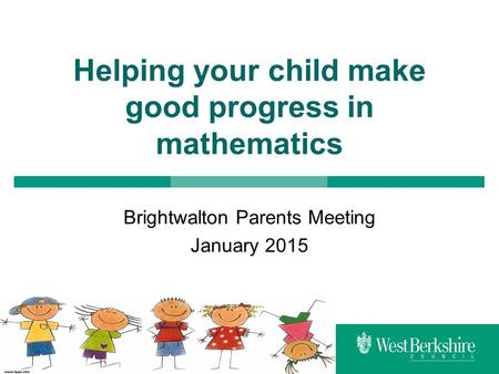 Helping your child make good progress in mathematics