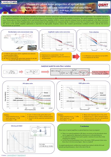 Vincent Auroux 1,2, Arnaud Fernandez 1, Olivier Llopis 1, Pierre-Henri Merrer 2, Alexandre Vouzellaud 2 1 CNRS, LAAS, Univ. de Toulouse, France 2 OSAT,