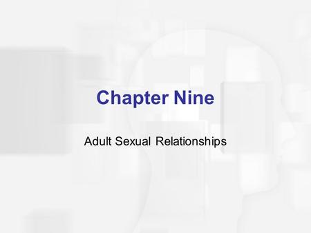 Adult Sexual Relationships