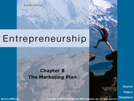 Chapter 8 The Marketing Plan