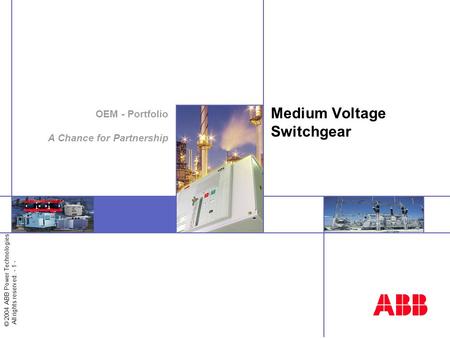 Medium Voltage Switchgear