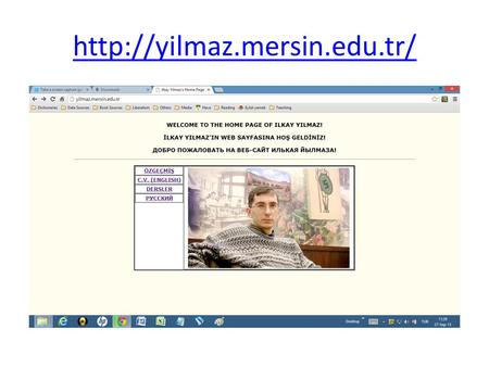 Http://yilmaz.mersin.edu.tr/.