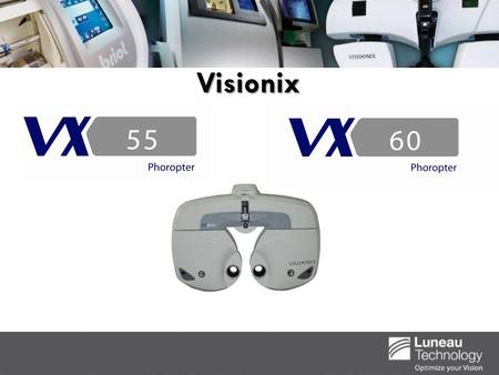 Visionix. 2 Another way of working IntuitiveFull automated soft Manual phoropter flowPC or control panel Remote acces.