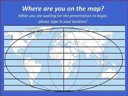 Online reporting On-demand membership access and management Service activity reporting and viewing Where are you on the map? are you? While you are waiting.