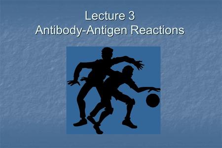 Lecture 3 Antibody-Antigen Reactions