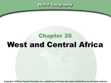 West and Central Africa